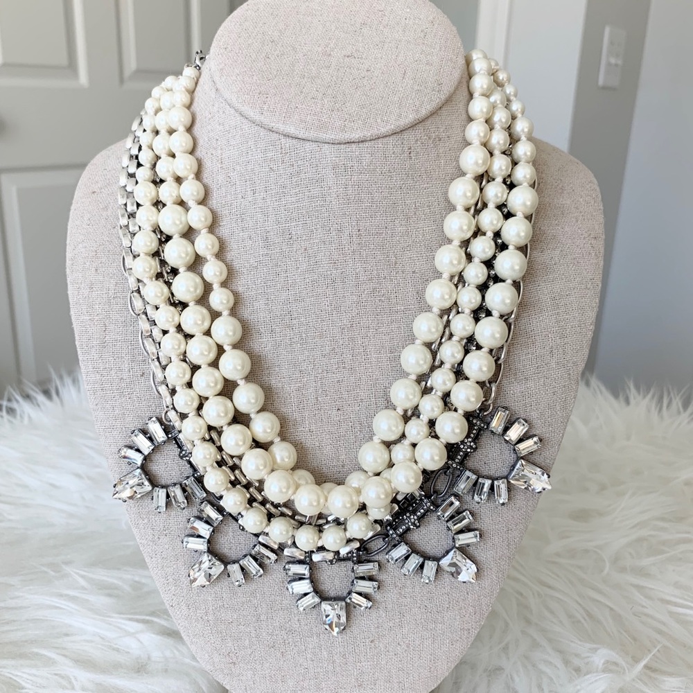 Stella & Dot Starlet Pearl Necklace